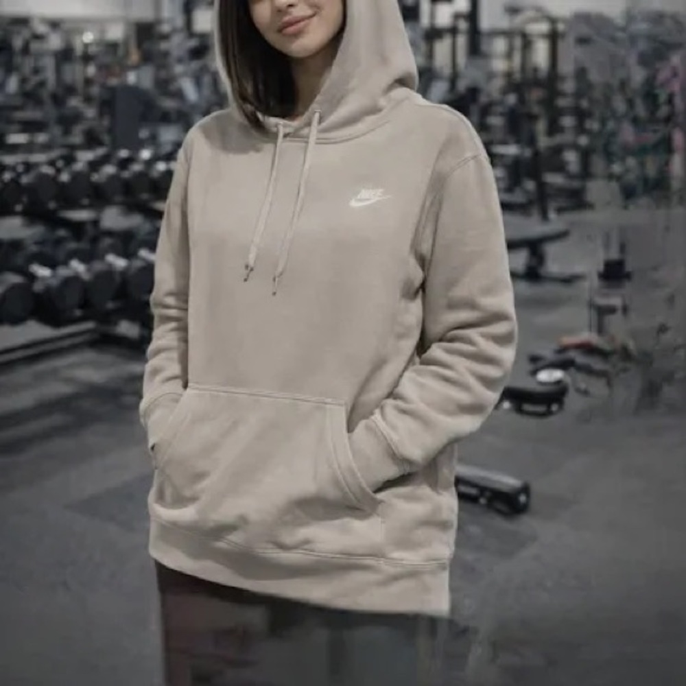 Nike Women's‎ Beige Hoodie - Picture 3 of 9